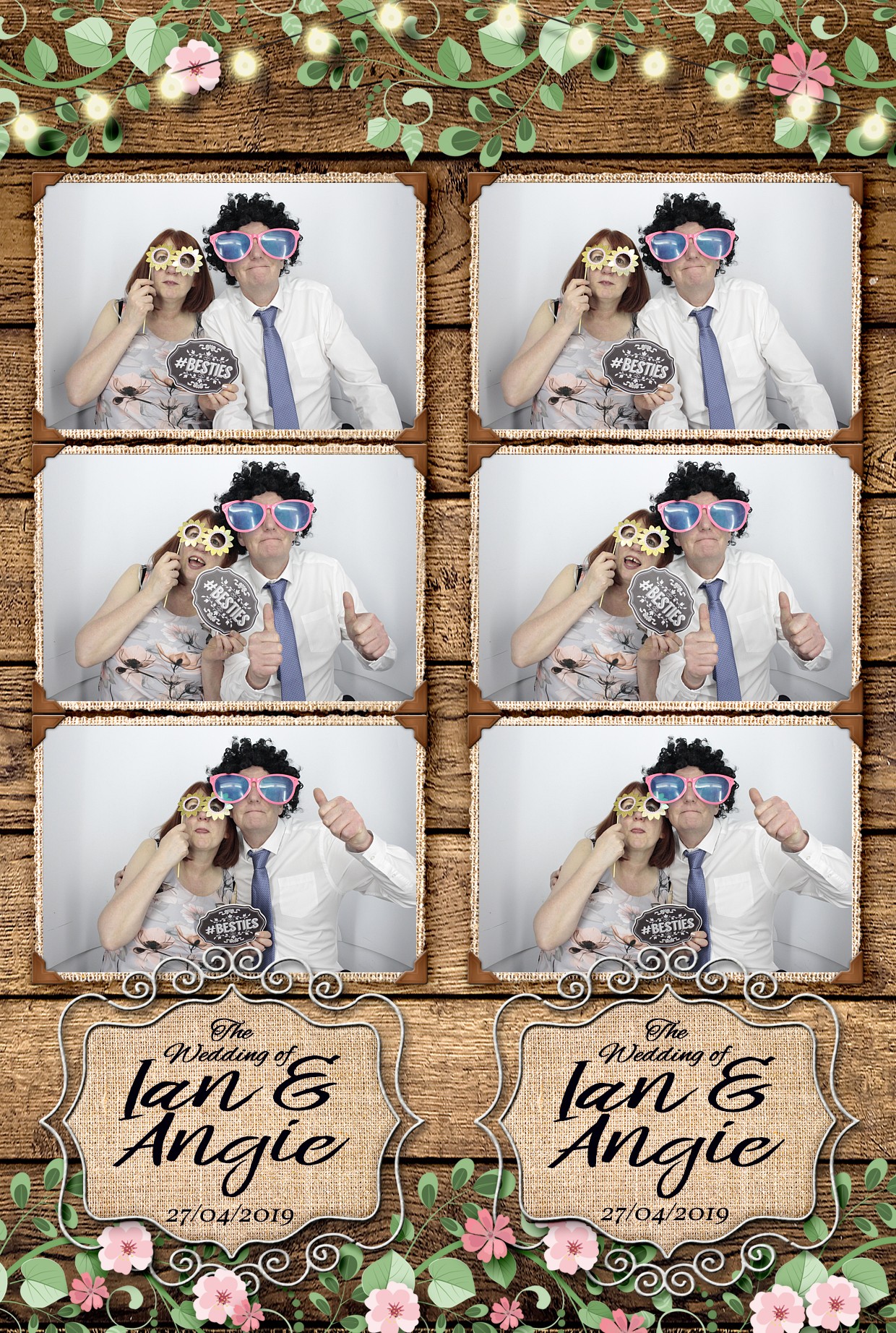 Ian & Angie’s wedding  | View more photos from the event at gallery.myphotoboothexperience.co.uk/u/MyPhotoBoothExperienceLtd/Ian-Angie’s-wedding